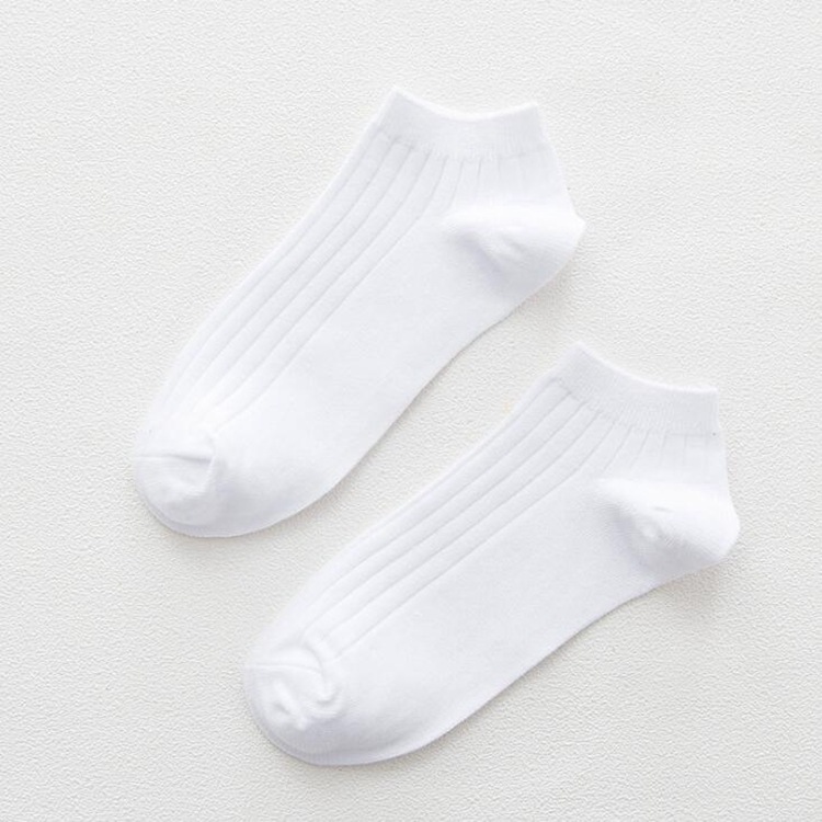 Retro Winter Solid Color Bars Socks Men To Help Low-boat Socks Shallow Mouth Socks Male